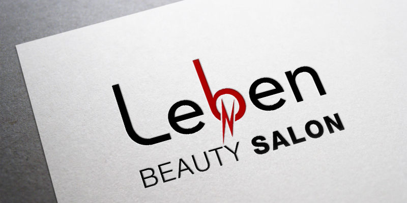 Leben Beauty Salon Best Logo Design By PYI