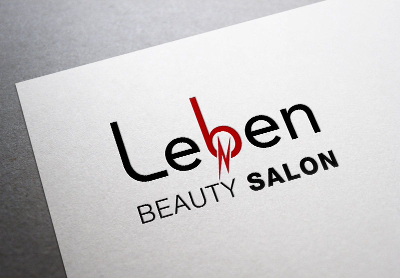 Leben Beauty Salon Best Logo Design By PYI