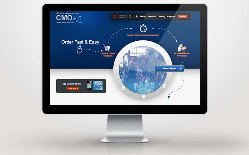 CMO Marine Supplies Best Mobile Responsive Website Design SEO By PYI
