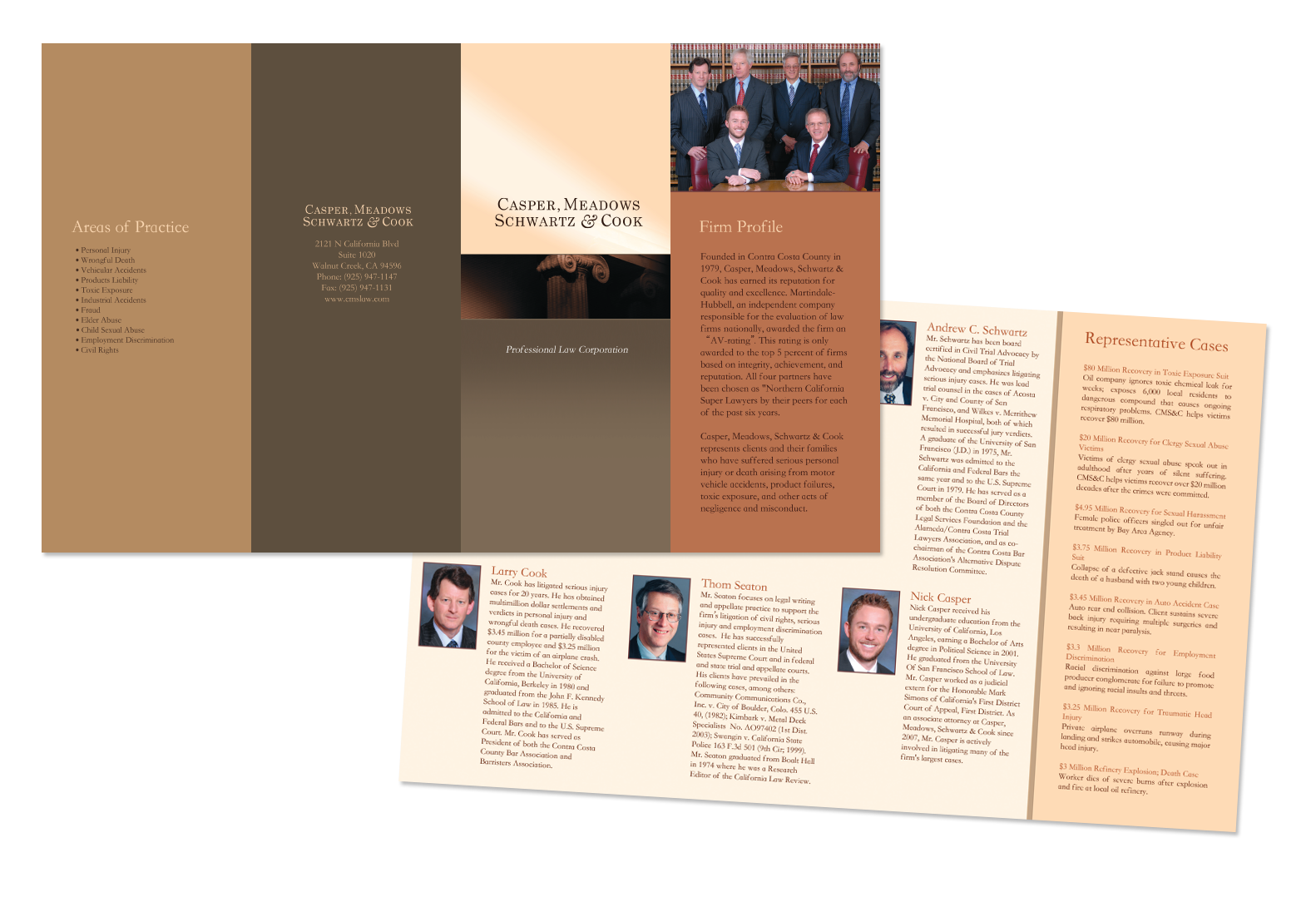 CMSC Law Injury Attorneys Best Brochure Design By PYI
