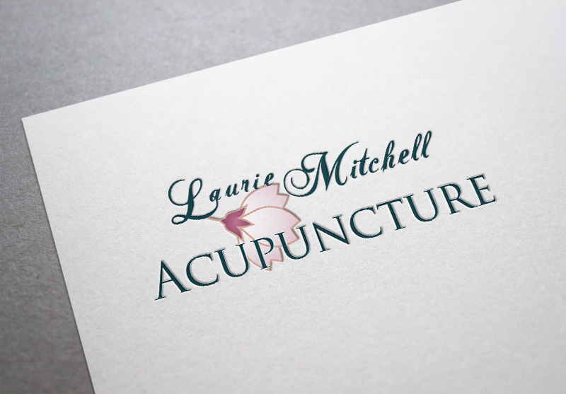 Laurie Mitchell Acupuncture Best Logo Design By PYI